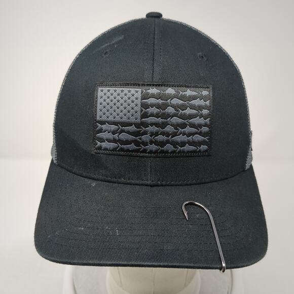 Columbia Performance Fishing Gear Fitted Trucker Hat Black One Size Embroidered - Picture 2 of 8